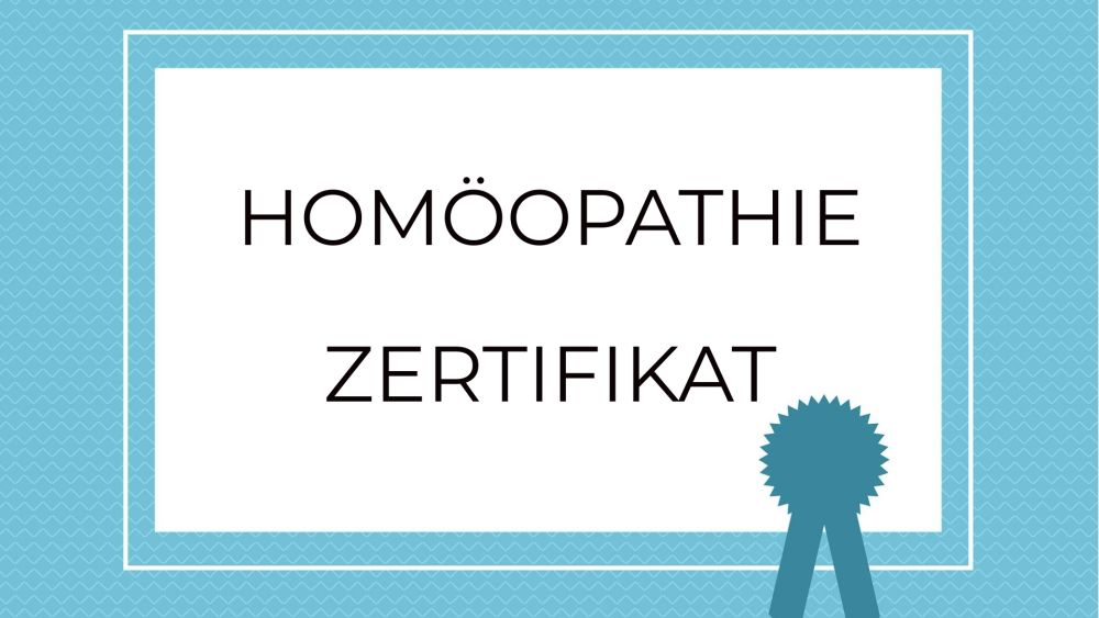 Homöopathie Zertfizierung